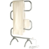 Image 2 : Jerdon Warmrails 37.5" MId-Size Wall-Mount or Floor Stand Towel Warming Rack - Chrome