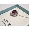 Image 2 : Sterling Silver 18" Necklace with Heart Pendant - Total Weight: 4.8g