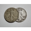 Image 1 : $1.00 Face Value in Assorted Year 90% Silver United States Walking Liberty Half Dollars 