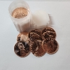 Image 1 : Tube Of (20) 1 ADVP Ounce .999 Fine Copper Rounds With Assorted Motifs 