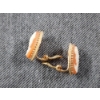 Image 2 : 14K Gold Cameo Earring Set - Weighing 10.6 Grams