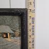 Image 3 : Decorative Items featuring a Vintage Wood-Framed Wall Mirror with Gold-Tone Convex Oval Mirror