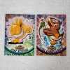 Image 1 : Two Vintage Topps Pokemon Trading Cards ~ Hypno #97 & Farfetch'd #83