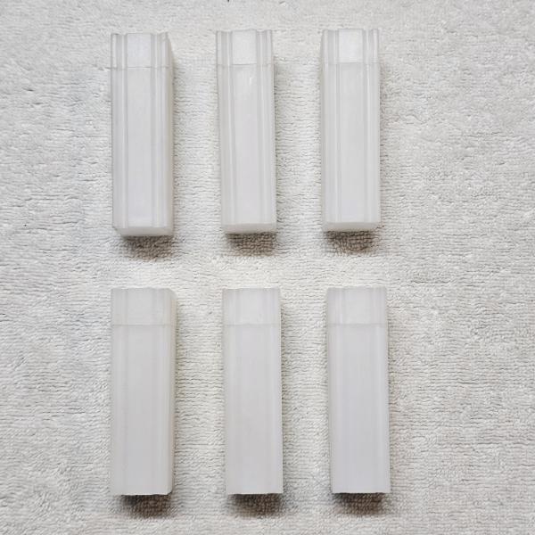 6 CoinSafe Square Plastic Coin Storage Tubes