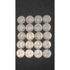 Image 1 : Assorted Years & Mint Marks 90% Silver Washington Head Quarters - Face Value: $5.00