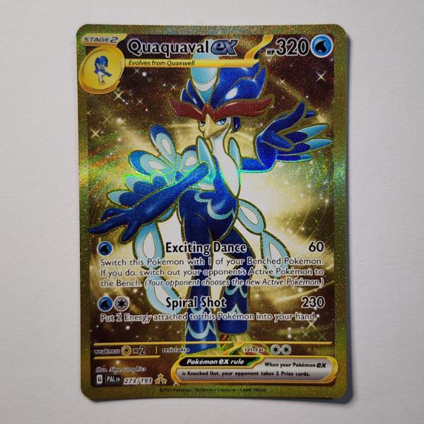 Quaquaval EX 273/193 Holo Hyper Rare Pokemon Trading Card