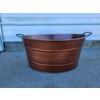 Image 1 : Oval Copper-Plated Galvanized Tub