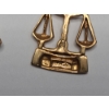 Image 4 : Collection Of 14K Yellow Gold Necklace Pendants & Charm Pendant Holder - Total Weight: 4.8g