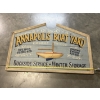 Image 2 : Annapolis Boat Yard Sign - 28x44 - Boat Yard Dockside Service - Winter Storage - Est. 1923