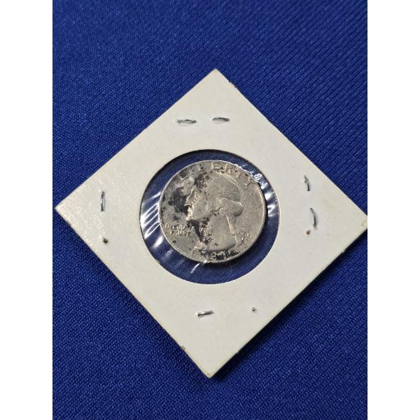 1981 United States Quarter - Noticeable Mint Error - Large Lump on Reverse