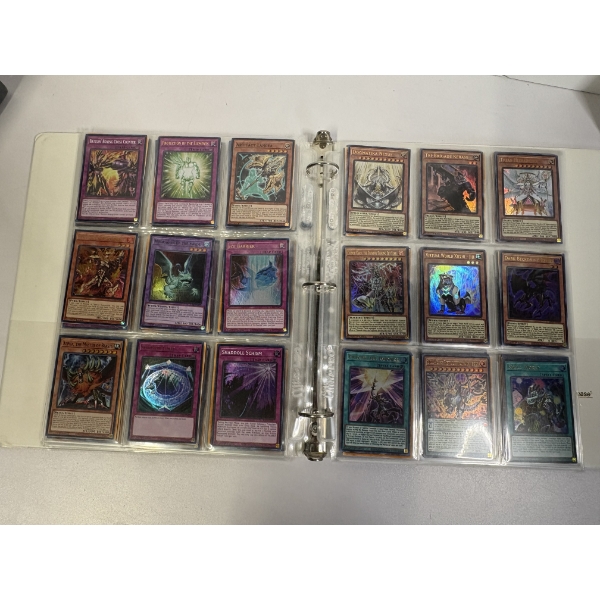 Binder of Holo Yu- Gi-Oh Cards - Near Mint Condition