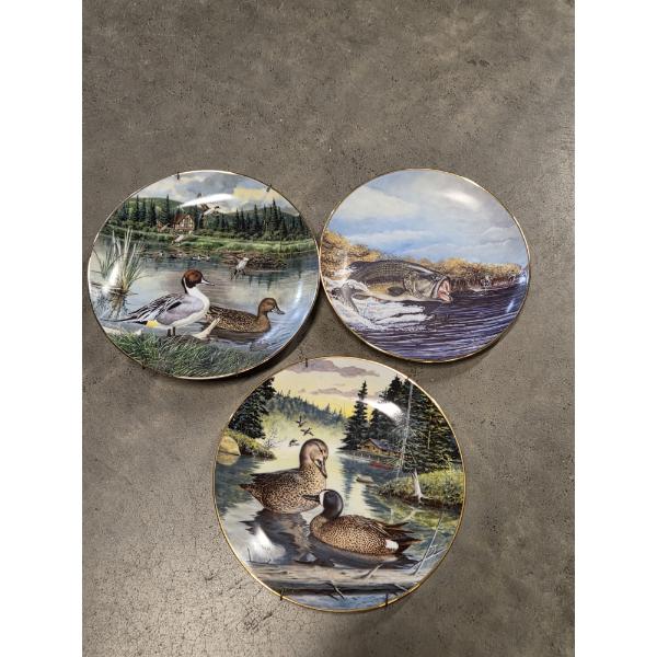 Excellent Condition Gorgeous 8.5'' Collectors Plates 