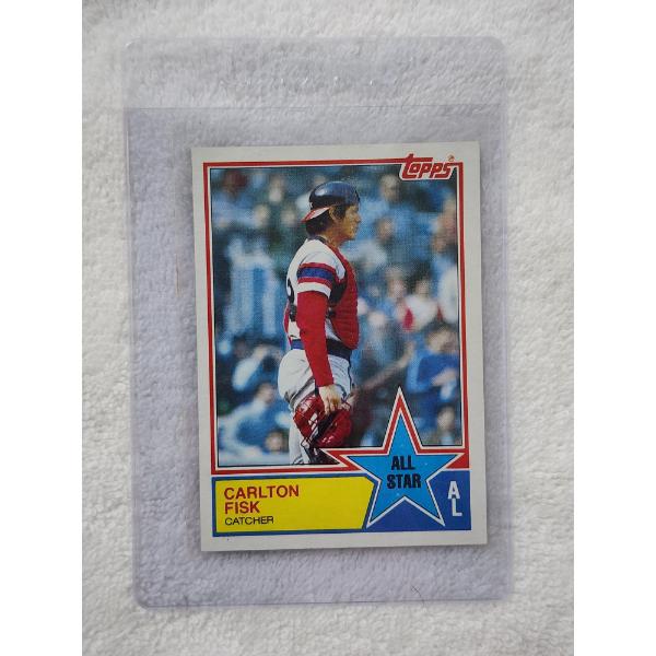 1983 Topps Carlton Fisk Baseball Trading Card 