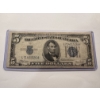 Image 1 : 1934-C United States $5.00 Lincoln Silver Certificate In Protective Holder - Blue Seal