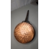 Image 6 : Antique Hand Forged Copper Frying Pan With Iron Handle
