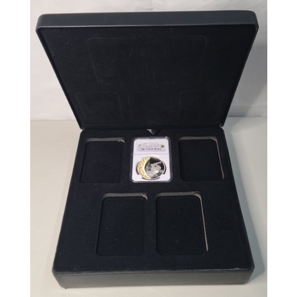 NGC 2008 PF70 ULTRA CAMEO Vancouver Olympic Winter Games Snowboarding Sterling Silver Hologram Coin 