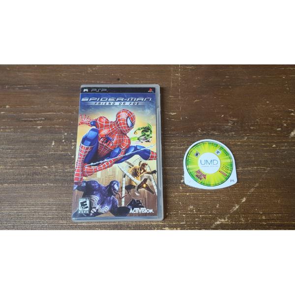 Spider-man Friend Or Foe PSP Game CASE ONLY & Yu-Gi-Oh GX Tag force PSP Game