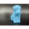 Image 2 : Degenhart Dogs - Baby Blue Color - Adorable Glass Dog Figurine - ~2.5 inches 