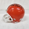 Image 1 : HAND SIGNED Ozzie Newsome 1999 Hall Of Fame Football Player MINI Sized Cleveland Browns Helmet