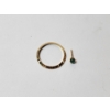 Image 1 : Yellow Gold Rolex Watch Bezel and Single Yellow Gold Earring - Both Test as 14K Gold - TW: 2.8g