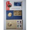 Image 1 : Lot of 3 Bicentennial Medals with First Day Covers 1973, 1972, 1975