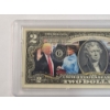 Image 8 : The Bradford Exchange Mint President Donald Trump $2 Note Collection In 16" x 9" Wooden Case