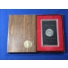 Image 1 : 1971- S Eisenhower Proof Dollar 40% Silver - U.S. Mint in Display Case w/ Box