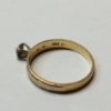 Image 3 : 10K Yellow Gold Solitaire-Style Ring - Size 7 - TW: 1.8g