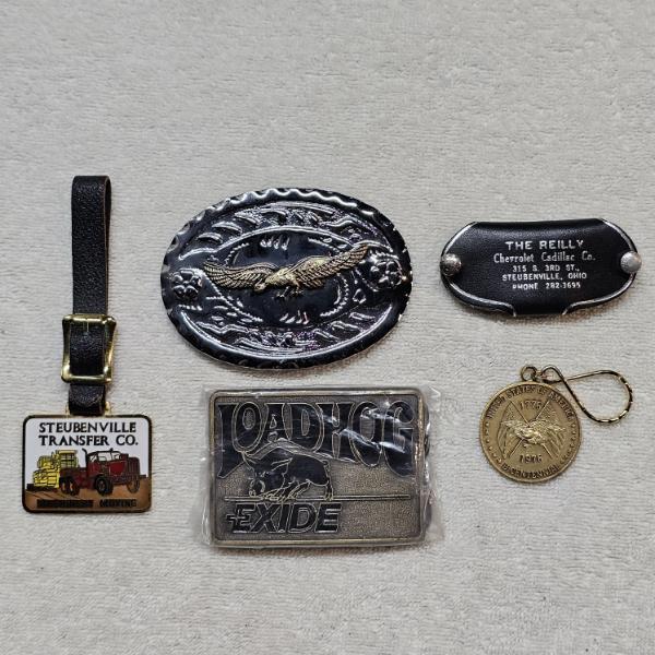 Collection of Vintage Industrial Belt Buckles