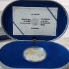 Image 2 : 1990 Canada Sterling Silver & 24K Gold Covered Oval Cameo "The Lancaster" $20 Commemorative Coin 