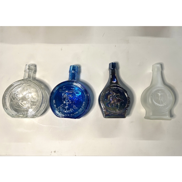 Lot of 4 Decanters - 3 Wheaton Nuline, 1 Skylab 2