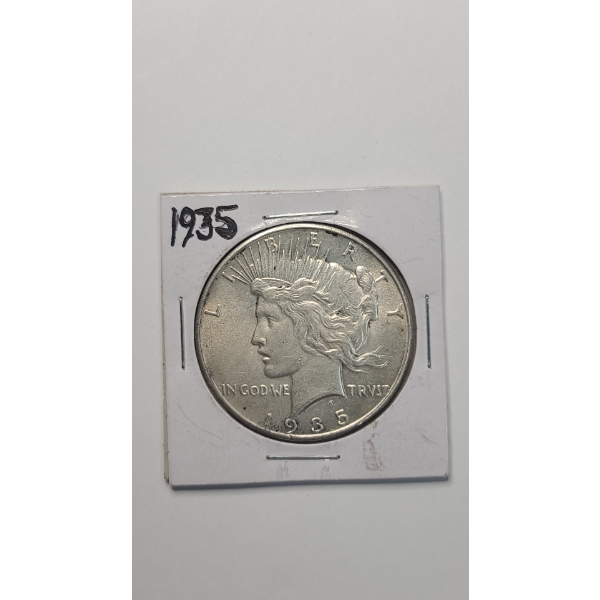 United States 1935 90% Silver Peace Dollar 