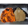 Image 1 : Lot of Six Assorted Mens Jackets - 3X & 4X - Three Bright Orange, Two Brown & One Black - See Photos