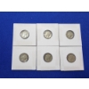 Image 1 : 6 Assorted Years Silver Mercury Dimes FV: $0.60