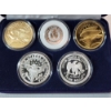 Image 4 : America's Million Dollar Coins Tribute Proof Set Including 24KT Gold & .999 Silver Clad Bronze 
