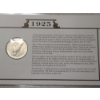 Image 6 : Two U.S. Silver Peace Dollars & Stamps in Display Cards & Protective Binder Page - 1924 & 1925