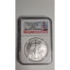Image 1 : NGC 2012-S MS 69 Early Releases 1 Troy Ounce .999 Fine Silver American Eagle