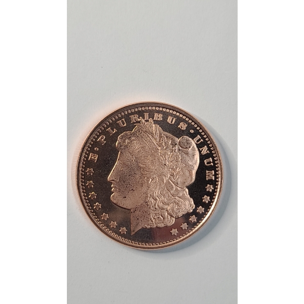 Morgan Dollar One AVDP oz .999 Fine Copper Round