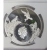 Image 5 : NGC 2021 Cook Islands MS70 U.S State Animals Series Michigan Brook Trout 1 Troy Oz .999 Fine Silver 