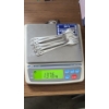 Image 5 : (8) Queen's Lace Sterling Silver Cocktail Forks By International Silver - Weight: 137.6g