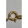 Image 3 : 14K Gold 18" Necklace With Accent Stones - Weight: 3.5g