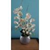 Image 2 : 6" Vase With Orchid Florals - 24" Overall