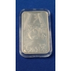 Image 1 : Limited Edition Pit Bullion 1 Troy Ounce .999 Fine Silver Bar With Antique Finish- Guillotine