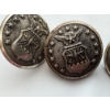 Image 3 : Lot Of 10 Military Pins & Buttons Including Nazi Pin - Great Condition