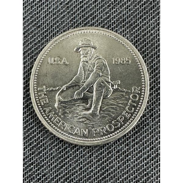 1985 Engelhard Prospector 1Toz .999 Silver Round