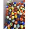 Image 2 : Huge Lot 1950's Marble King Marbles In Vintage Metal Crisco Can - Mint Condition