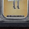 Image 3 : Touchdown Taylor Bullion Baddies 1 Oz .999 Fine Silver Colorized Art Bar In Floating Display Case
