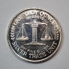 Image 2 : Morgan Dollar Design Silver Trade Unit One Troy Ounce .999 Fine Silver Round 