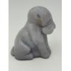 Image 2 : Adorable Degenhart Vintage Glass Dog Figurine -Mauve