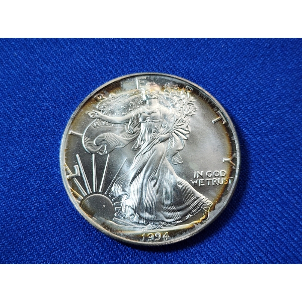 1994 Silver American Eagle - 1 Ounce .999 Fine Silver 